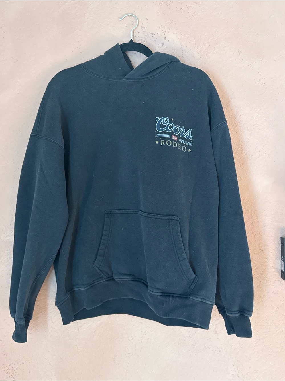 Abercrombie & Fitch Navy Coors Rodeo Logo Hoodie